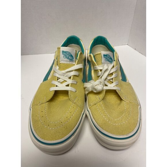 NEW! Vans Yellow Primary Check Old Skool Shoes Lace Up Men\'s Size 11 main image 5